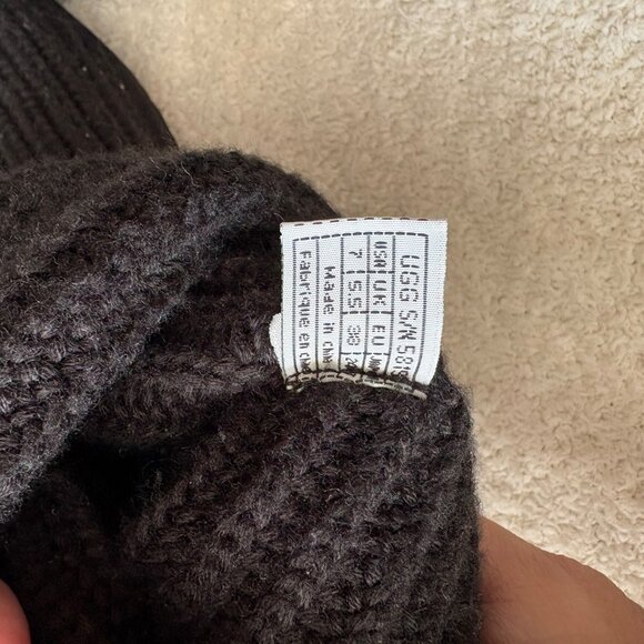 Ugg Classic Cardy Boots in Black - Picture 7 of 7